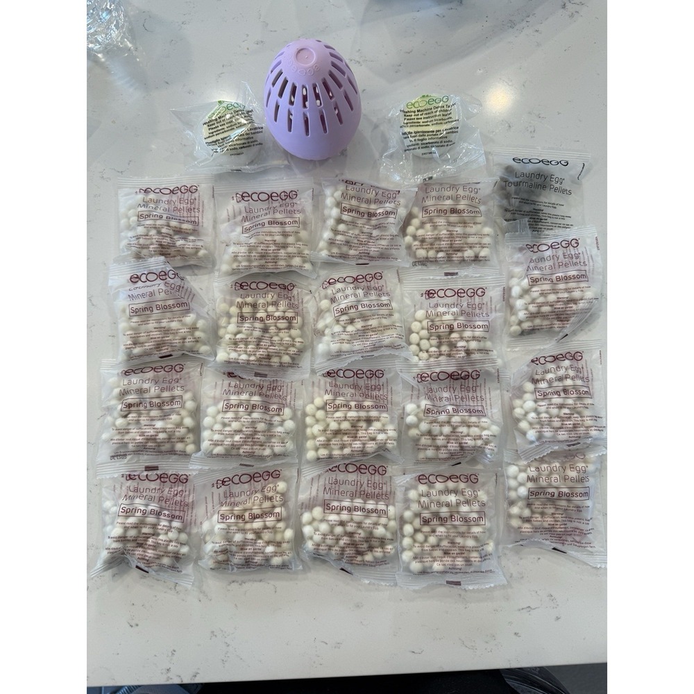Ecoegg Laundry Egg SPRING Blossom 1080 Loads W/ DETOX TABLETS LAUNDRY  System